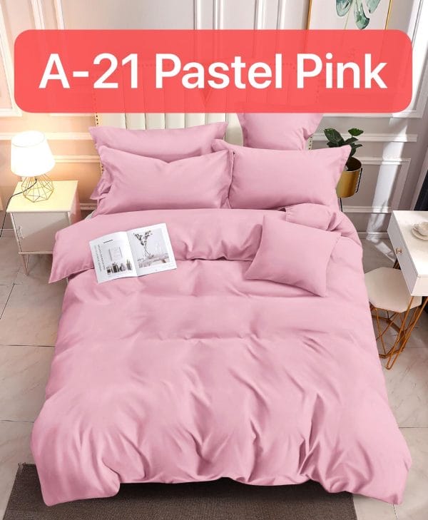 Pastel Pink- 100% Premium Canadian Cotton Bedsheet