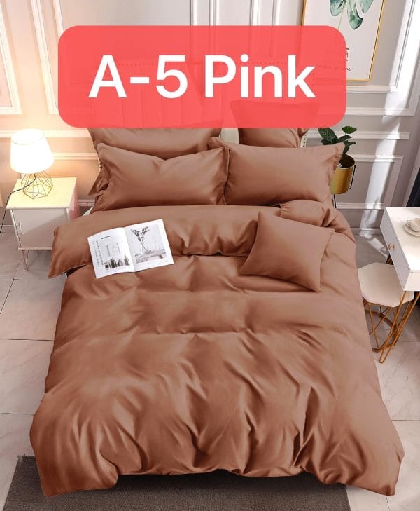 Pink- 100% Premium Canadian Cotton Bedsheet