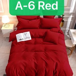 Red - 100% Premium Canadian Cotton Bedsheet