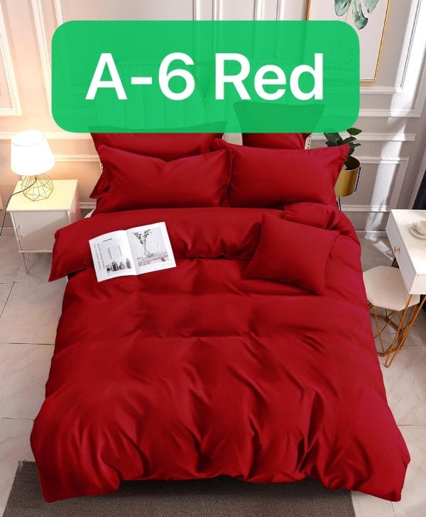 Red - 100% Premium Canadian Cotton Bedsheet