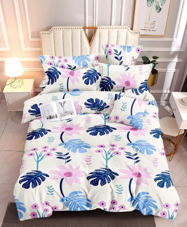 Floral Whimsy- 100% Premium Canadian Cotton Bedsheet