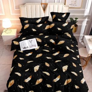 Golden Feather- 100% Premium Canadian Cotton Bedsheet