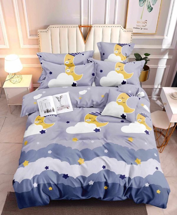 Moonlit Dreams- 100% Premium Canadian Cotton Bedsheet