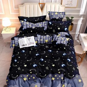 Starry Serenade- 100% Premium Canadian Cotton Bedsheet