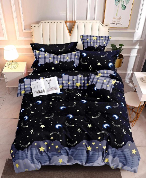 Starry Serenade- 100% Premium Canadian Cotton Bedsheet