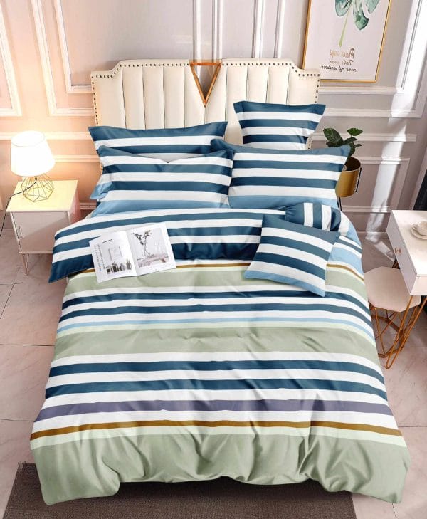 Stripe Oasis- 100% Premium Canadian Cotton Bedsheet