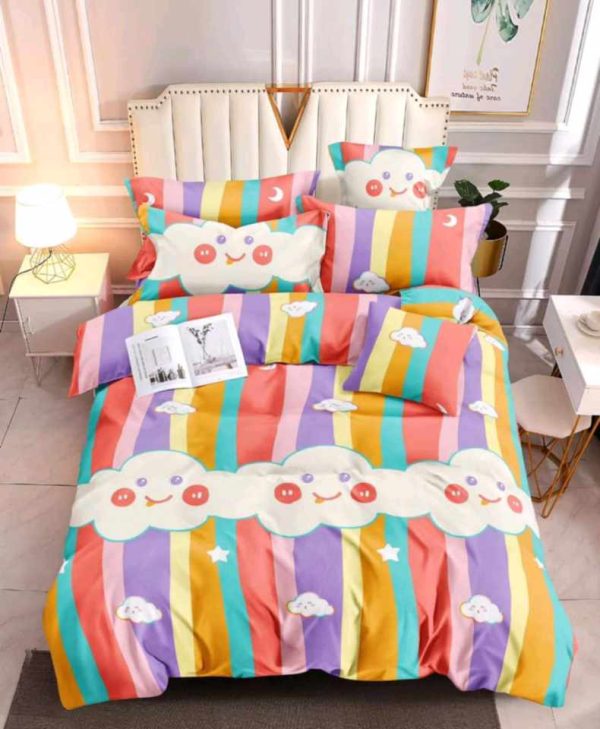 Fun Rainbow- 100% Premium Canadian Cotton Bedsheet