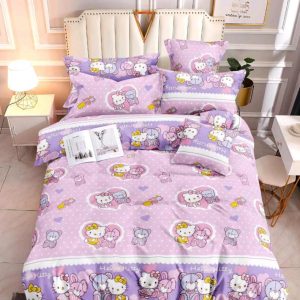 Kitty Friends- 100% Premium Canadian Cotton Bedsheet