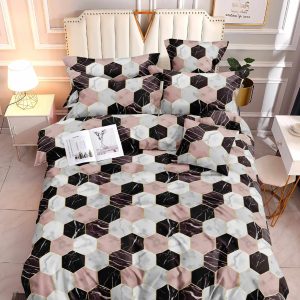 Marble Hex- 100% Premium Canadian Cotton Bedsheet