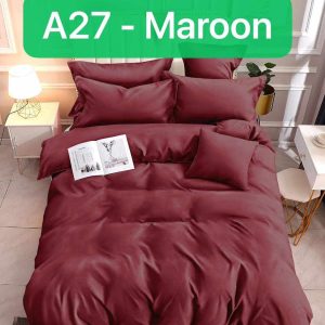 Maroon- 100% Premium Canadian Cotton Bedsheet