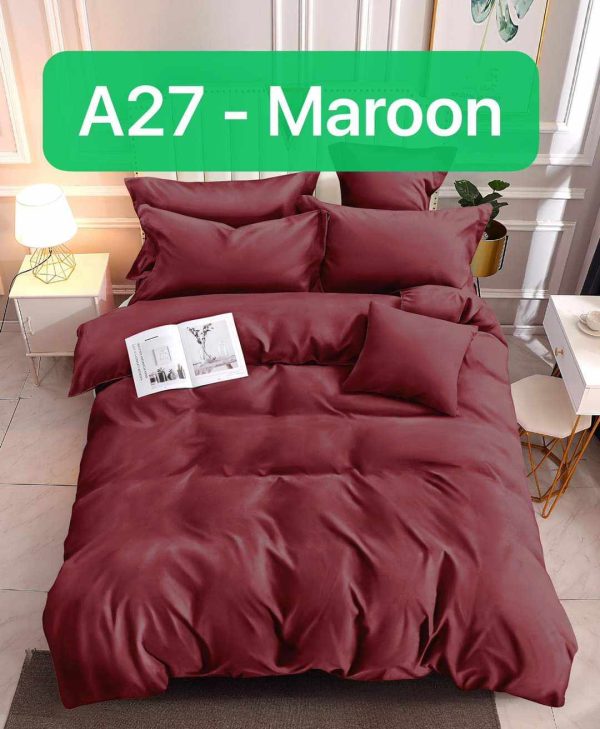 Maroon- 100% Premium Canadian Cotton Bedsheet