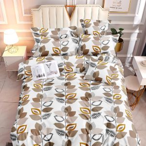 Autumn Leaves- 100% Premium Canadian Cotton Bedsheet