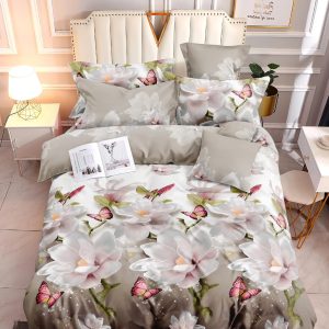 Magnolia Bliss- 100% Premium Canadian Cotton Bedsheet