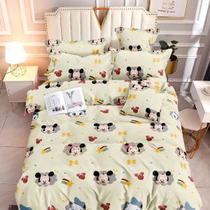 Mickey Joy- 100% Premium Canadian Cotton Bedsheet