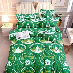 Festive Ornaments- 100% Premium Canadian Cotton Bedsheet