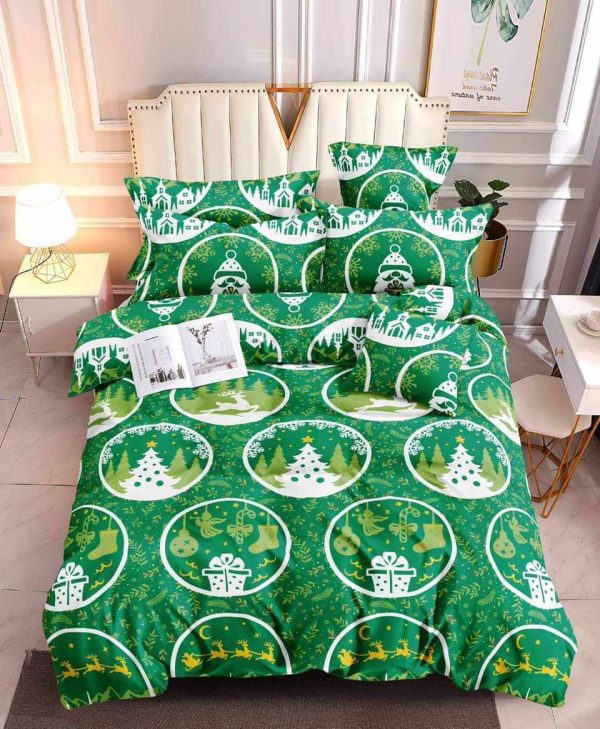 Festive Ornaments- 100% Premium Canadian Cotton Bedsheet