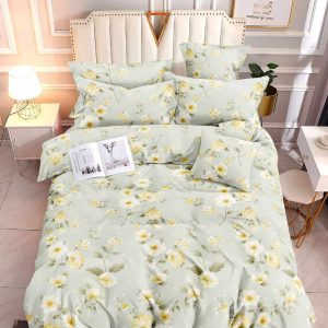 Lemon Blossom- 100% Premium Canadian Cotton Bedsheet