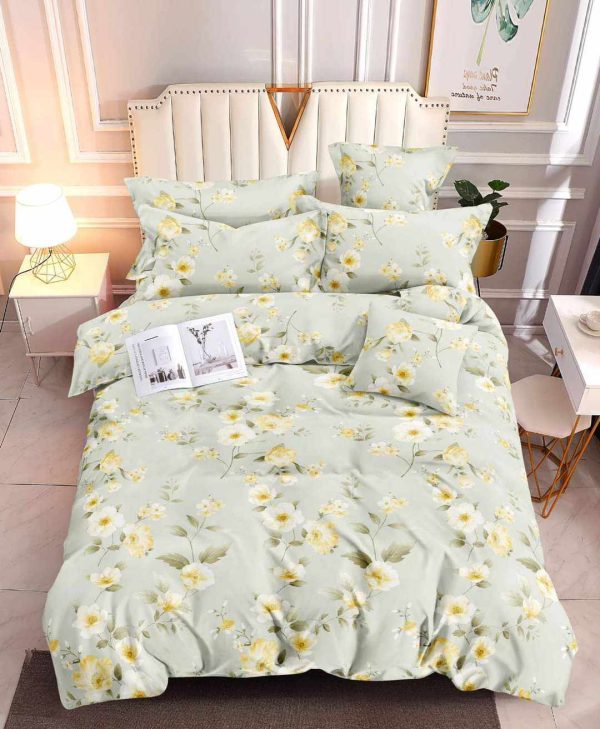 Lemon Blossom- 100% Premium Canadian Cotton Bedsheet