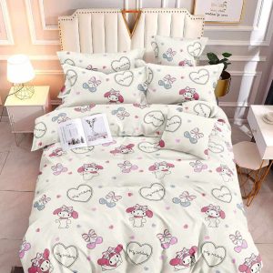 My Melody Charm- 100% Premium Canadian Cotton Bedsheet