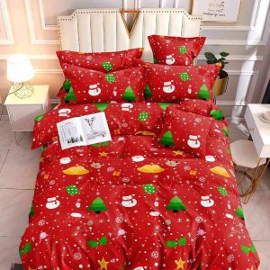 Snowman Wonderland- 100% Premium Canadian Cotton Bedsheet