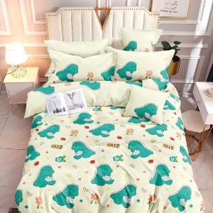 Dino Dreams- 100% Premium Canadian Cotton Bedsheet