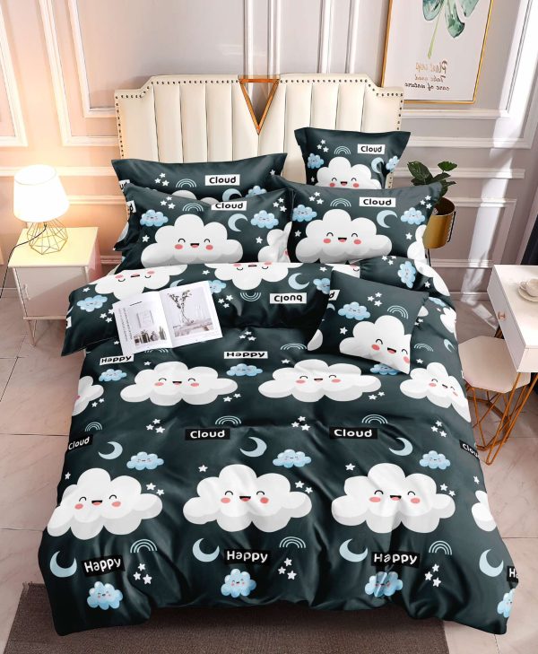 Dreamy Clouds- 100% Premium Canadian Cotton Bedsheet