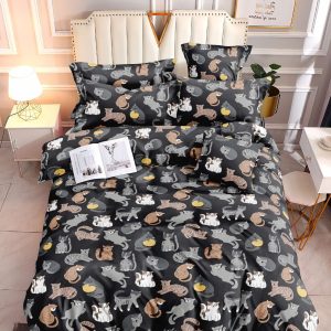 Feline Fantasy- 100% Premium Canadian Cotton Bedsheet