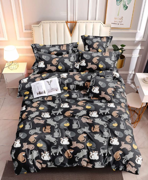 Feline Fantasy- 100% Premium Canadian Cotton Bedsheet