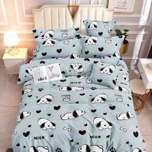 Puppy Love- 100% Premium Canadian Cotton Bedsheet