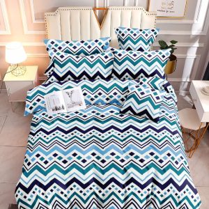 Wave Mosaic- 100% Premium Canadian Cotton Bedsheet