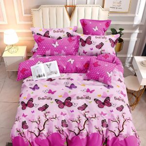 Butterfly Bloom- 100% Premium Canadian Cotton Bedsheet