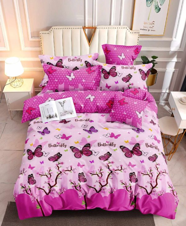 Butterfly Bloom- 100% Premium Canadian Cotton Bedsheet