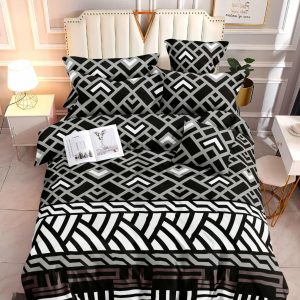 Urban Maze- 100% Premium Canadian Cotton Bedsheet