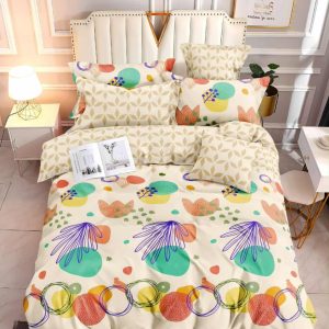 Artsy Bloom- 100% Premium Canadian Cotton Bedsheet