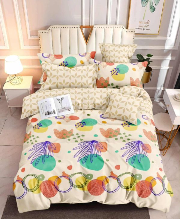 Artsy Bloom- 100% Premium Canadian Cotton Bedsheet