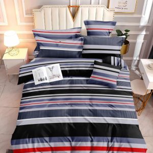 Metro Lines- 100% Premium Canadian Cotton Bedsheet