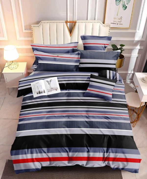 Metro Lines- 100% Premium Canadian Cotton Bedsheet