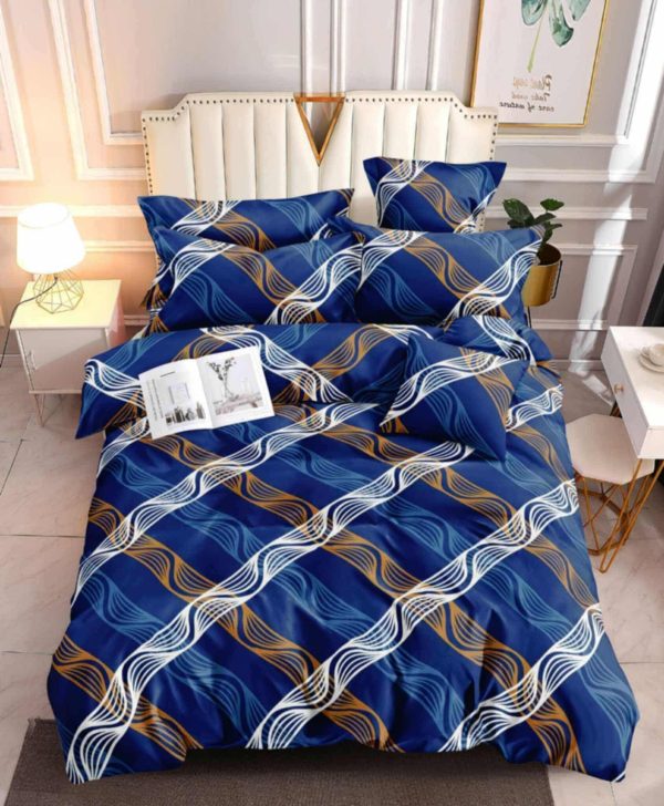Ocean Rhythm- 100% Premium Canadian Cotton Bedsheet