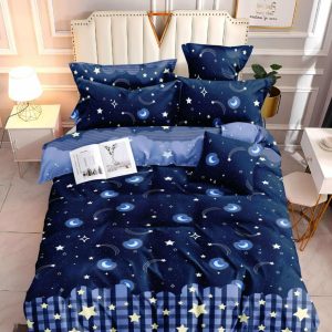 Starlight Wishes- 100% Premium Canadian Cotton Bedsheet