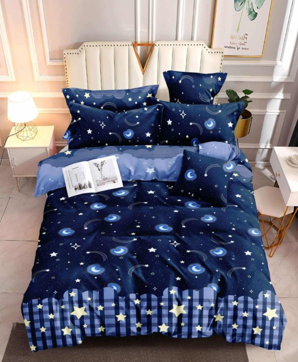 Starlight Wishes- 100% Premium Canadian Cotton Bedsheet