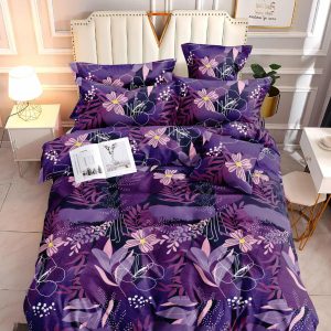 Violet Dreams- 100% Premium Canadian Cotton Bedsheet