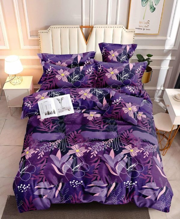 Violet Dreams- 100% Premium Canadian Cotton Bedsheet