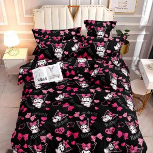 Gothic Kuromi- 100% Premium Canadian Cotton Bedsheet
