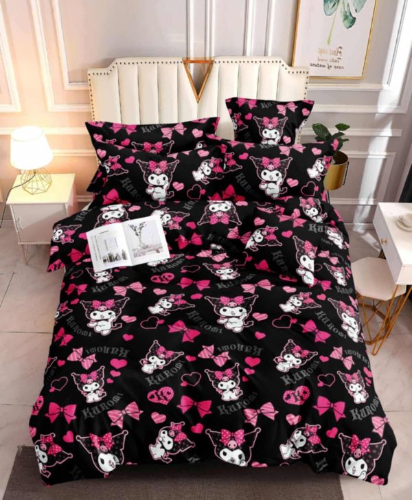 Gothic Kuromi- 100% Premium Canadian Cotton Bedsheet