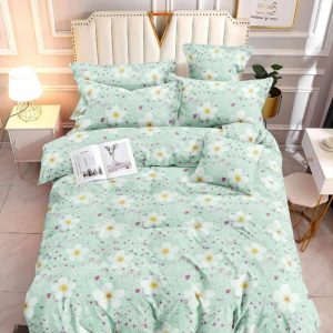 Lilac Meadow- 100% Premium Canadian Cotton Bedsheet