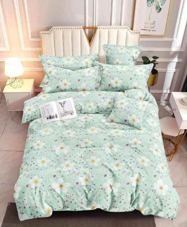Lilac Meadow- 100% Premium Canadian Cotton Bedsheet