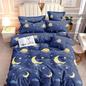 Lunar Lullaby- 100% Premium Canadian Cotton Bedsheet