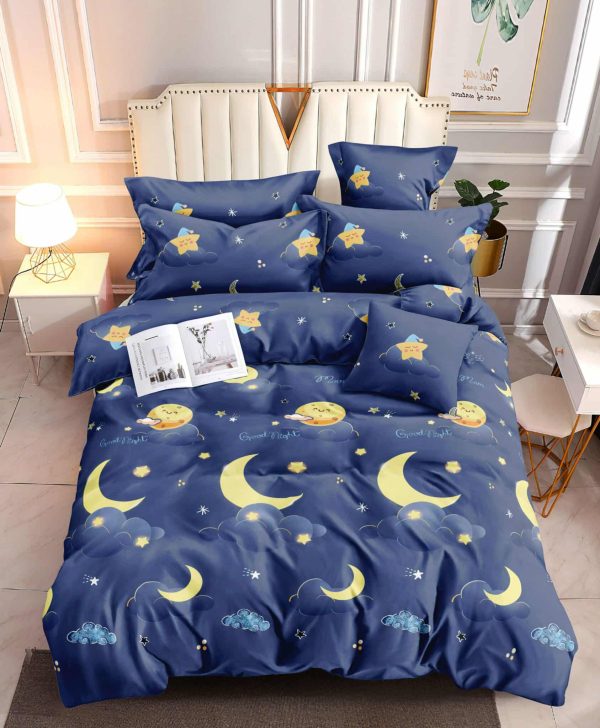 Lunar Lullaby- 100% Premium Canadian Cotton Bedsheet