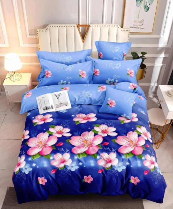 Sakura Twilight- 100% Premium Canadian Cotton Bedsheet