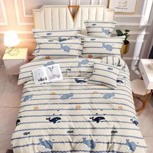Sea Cuddles- 100% Premium Canadian Cotton Bedsheet